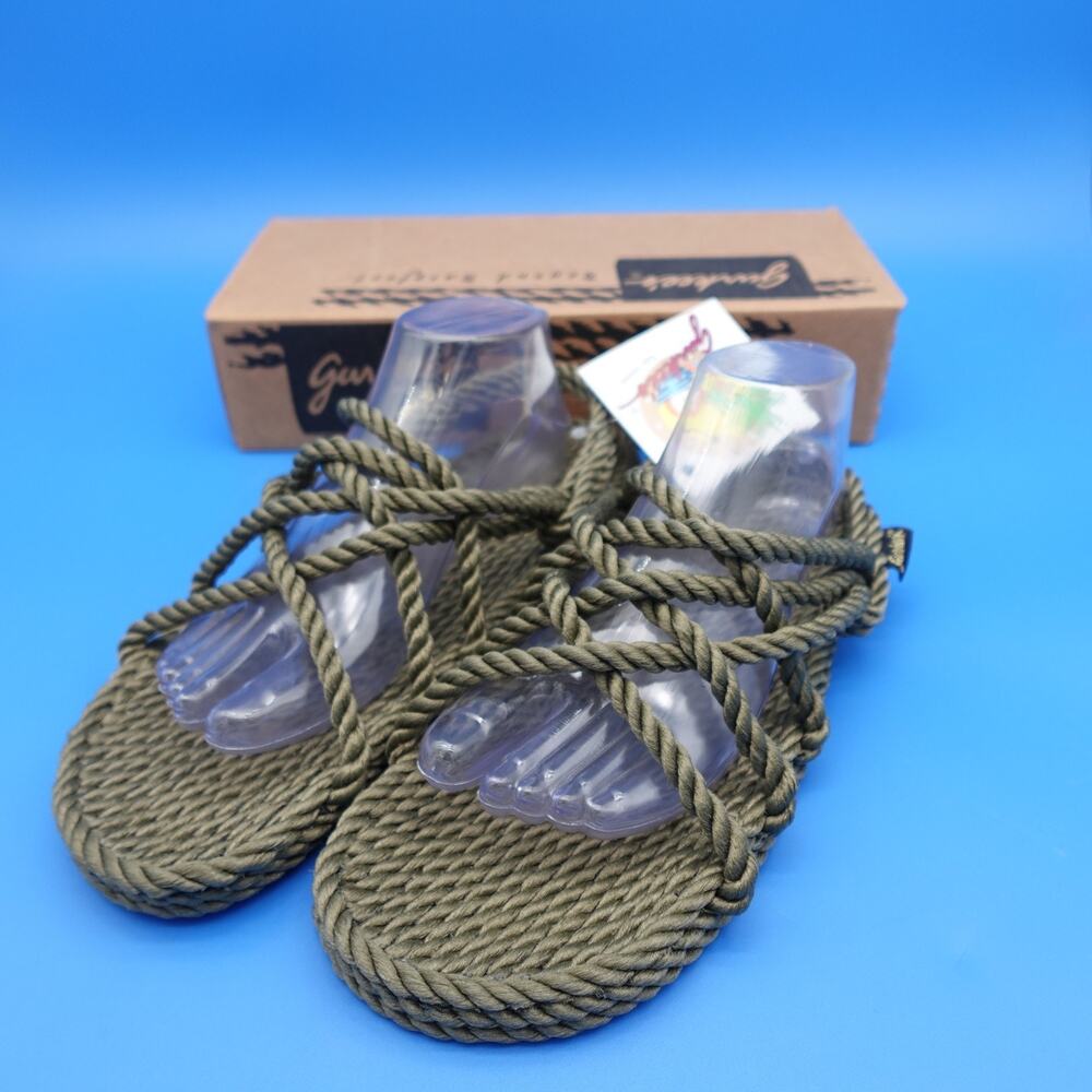 Gurkee’s Neptune Rope Sandals In Olive, Women’s Size 11 (Men's Size 10)